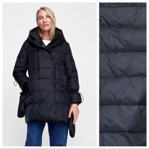 NWT. Zara Black Down Puffer Coat. Size XS, M.